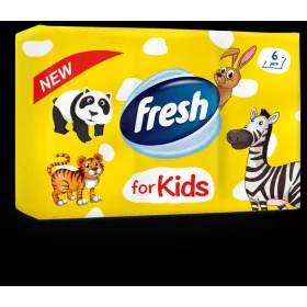 FRESH papírzsebkendő illatos 6x10 db (KIDS)