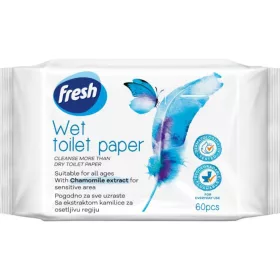 FRESH Deluxe nedves toalettpapír 60 db