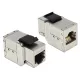 Delock Keystone modul RJ45 anya > RJ45 anya Cat.6 ezüst (86166)
