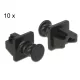 Delock porvédő RJ45 csatlakozóhoz 10 db fekete (86176)