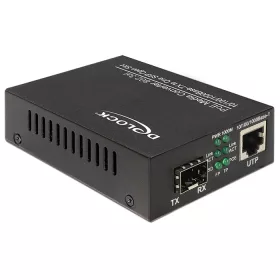 Delock PoE+ média átalakító 10/100/1000Base-T SFP-re