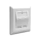 Delock Keystone 2 portos fali aljzat