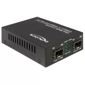 Delock Médiaátalakító 1000Base-X SFP-ről SFP-re