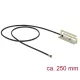 Delock WLAN antenna MHF IV/ HSC MXHP32 802.11 ac/a/h/b/g/n PIFA 1,6 dBi 250 mm belső (86217)