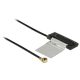 Delock WLAN belső CCD antenna MHF/UF.LP-068  csatlakozóval, 802.11ac/a/h/b/g/n, 1 dBi, 200mm
