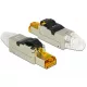 Delock RJ45 dugaszoló szerelvény Cat.6A anyaga: fém