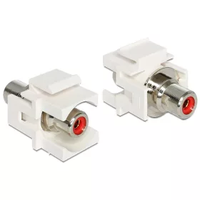 Delock Keystone modul RCA anya > RCA anya, piros (86305)
