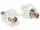 Delock Keystone modul RCA anya > RCA anya, piros (86305)
