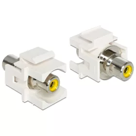 Delock Keystone modul RCA anya > RCA anya, sárga (86306)