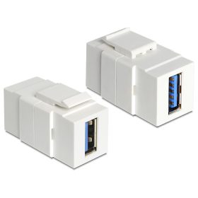   Delock Keystone modul USB 3.0 A anya> USB 3.0 A anya (86319)