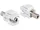 Delock Keystone modul sztereó jack 3.5 mm anya > sztereó jack 3.5 mm anya (86322)