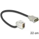 Delock Keystone modul HDMI anya > HDMI anya 110  kábellel (86326)