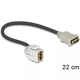   Delock Keystone modul HDMI anya > HDMI anya 250 kábel, 22cm (86328)
