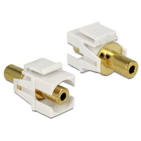   Delock keystone modul 3.5mm sztereo jack alj > 3.5 sztereo jack alj