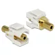 Delock keystone modul 3.5mm sztereo jack alj > 3.5 sztereo jack alj