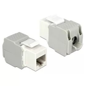   Delock Keystone modul RJ45 aljzat  > LSA Cat.6 UTP fehér (86341)
