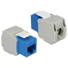 Delock Keystone modul RJ45 anya > LSA Cat.6 UTP kék