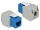 Delock Keystone modul RJ45 anya > LSA Cat.6 UTP kék