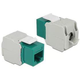   Delock Keystone modul RJ45 aljzat > LSA Cat.6 UTP zöld (86349)