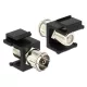 Delock Keystone modul IEC anya > F anya, fekete (86352)