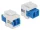 Delock Keystone modul LC Duplex anya > LC Duplex anya single-mode (86357)