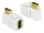 Delock Keystone modul HDMI anya > HDMI anya 90 -os szögben fehér (86359)