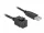 Delock Keystone modul, USB 2.0 C-csatlakozóhüvely > USB 2.0 A-csatlakozódugó, kábellel (86378)