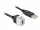 Delock Keystone modul, USB 2.0 C-csatlakozóhüvely > USB 2.0 A-csatlakozódugó, kábellel (86382)
