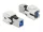 Delock Keystone modul, USB 3.0 A-csatlakozóhüvely > USB 3.0 B-csatlakozóhüvely, fehér (86394)