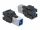 Delock Keystone modul USB 3.0 A anya > USB 3.0 B anya fekete (86395)
