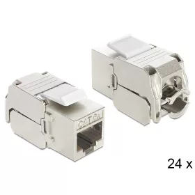 DELOCK Keystone modul RJ45 jack > LSA CAT.6A, 24 darabos