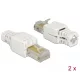 Delock RJ45 dugó Cat.5e UTP szerszám nélkül szerelheto 2 darab