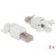 Delock RJ45 dugó Cat.6 UTP szerszám nélkül szerelheto 2 darab (86416)