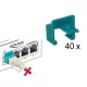 Delock Biztonsági kapocs kezdo készlet RJ45 csatlakozóhoz 40 db-os