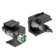Delock Keystone 6 V-os, LED zöld, fekete (86456)