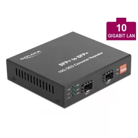 Delock Média átalakító 10GBase-R SFP+ hogy SFP+