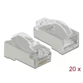   Delock RJ45 nyomó+vágó+hajlító apa Cat.6 STP 20 db. (86474)