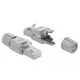 Delock RJ45 Cat.6 STP csatlakozó, szerszám nélkül szerelhető (86476)