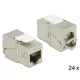 Delock Keystone modul RJ45 csatlakozó > LSA Cat.6A STP kompakt 24 darab