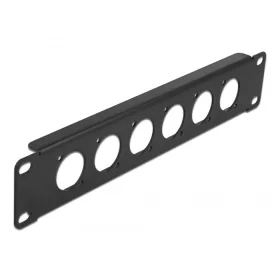 Delock 10  D-típusú próba panel 6 portos fekete (86501)