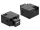 Delock 2,1 A-s, A-típusú USB töltő portos Keystone modul fekete (86506)