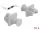 Delock porvédő RJ45 cstalkozóhoz 10db fehér (86507)