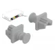 Delock Porvédő az RJ45 hüvely, 10 darab szürke