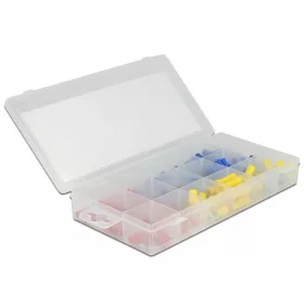   Delock Kábelcsatlakozási alakítók rendszerező dobozban, 170 darabos, színes (86513)