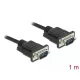 Delock Sub-D9-es RS-232 soros kábel apa-anya 1m (86573)