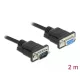 Delock Sub-D9-es, RS-232 soros kábel, apa-anya, 2 m
