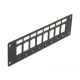 Delock Keystone patch panel 8 süllyesztett porttal (86597)