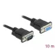 Delock Sub-D9-es RS-232 soros kábel apa-anya 10m (86599)