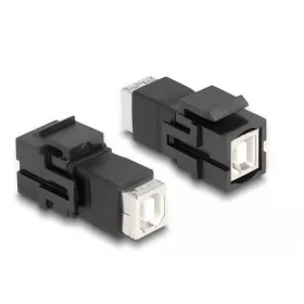   Delock Keystone Module USB 2.0 Type-B jack - USB 2.0 Type-B jack fekete (86600)