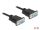 Delock Sub-D9-es RS-232 soros kábel anya-anya 2m (86605)